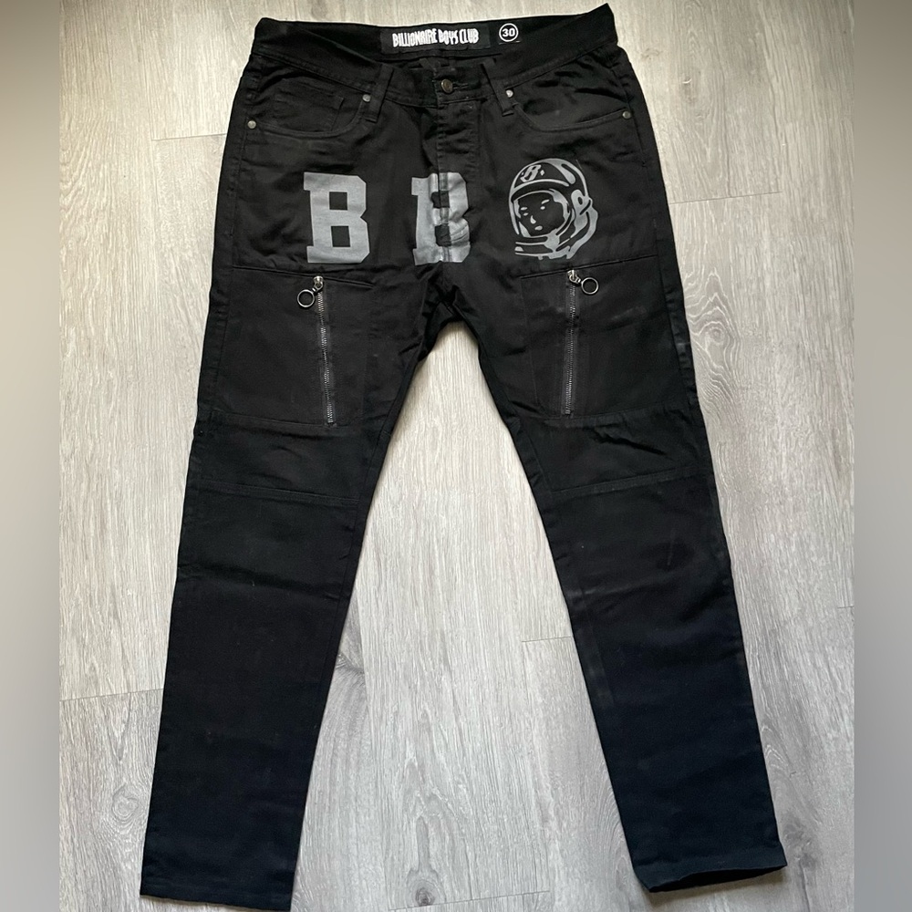 Billionaire Boys Club Black Zip Pants